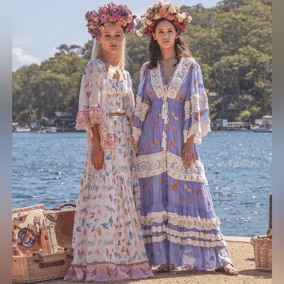 NWT Fillyboo Madame Butterfly Cotton Mini Dress XS - Picture 16 of 16